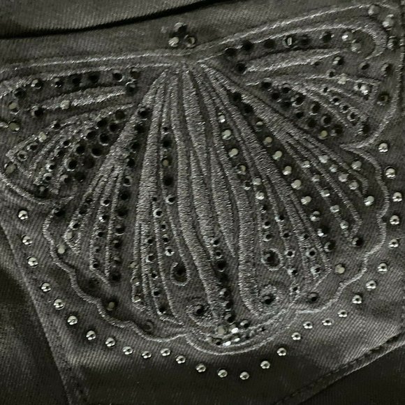 Express Women's Mia Ultra Skinny SZ 6 Black Jeans - Picture 3 of 12